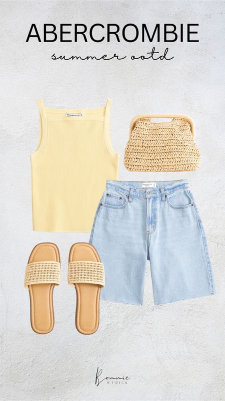 Abercrombie Summer Outfit Inspo ☀️ 20% off now!
-
-
-
midsize style, curvy fashion, butter yellow, denim shorts, summer 2024 trends, closet staple pieces, woven purse, woven sandals

#LTKSummerSales #LTKMidsize #LTKFindsUnder100