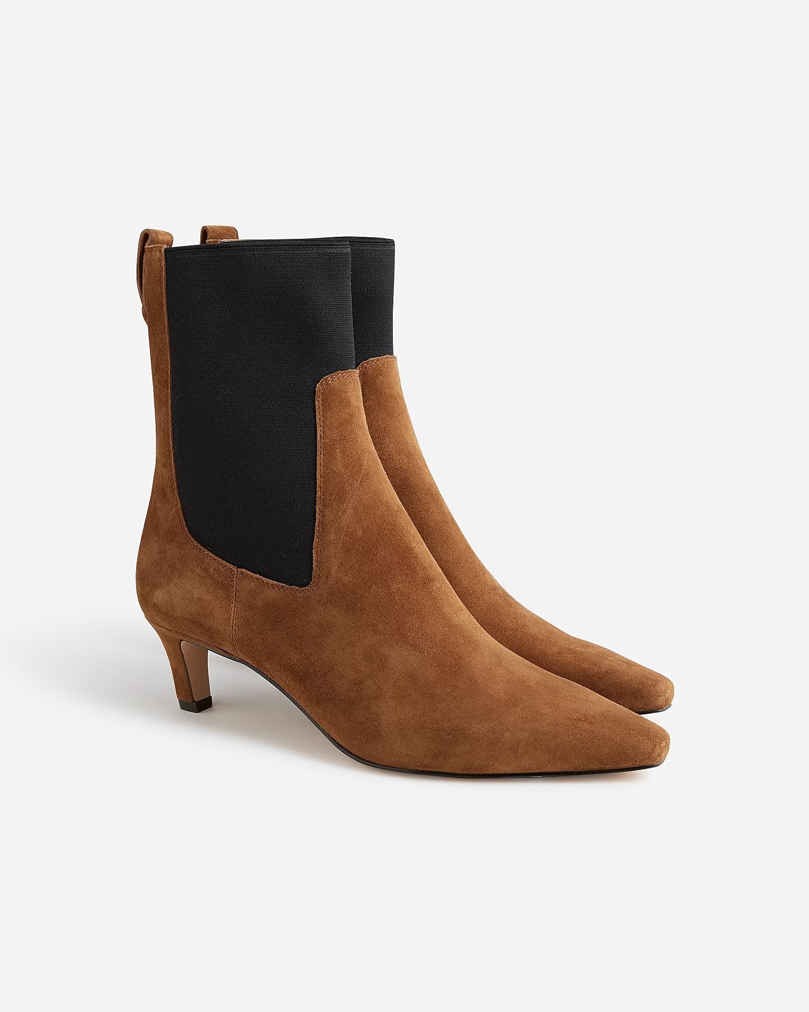 Stevie pull-on boots in suede | J.Crew US