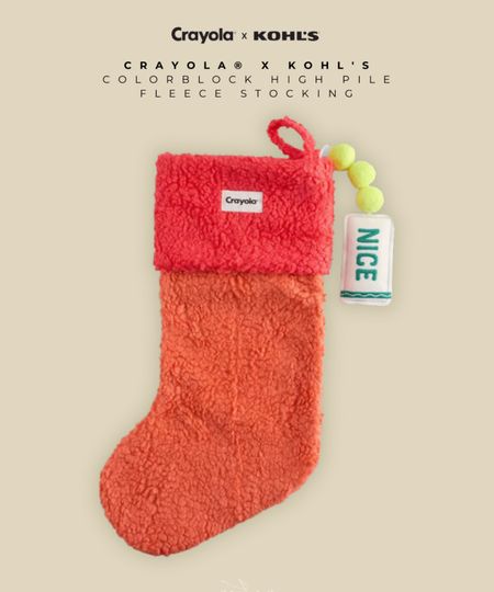 Ok, how cute are these Christmas stockings? The Crayola x Kohl’s limited-time collaboration is so bright and colorful, and this line of Christmas stockings will have the whole family in a festive holiday mood. They’re perfect for kids, but really, I could see having a set of these for the whole family. And they come in 5+ colorblocks! 

#LTKGiftGuide #LTKSeasonal #LTKHoliday