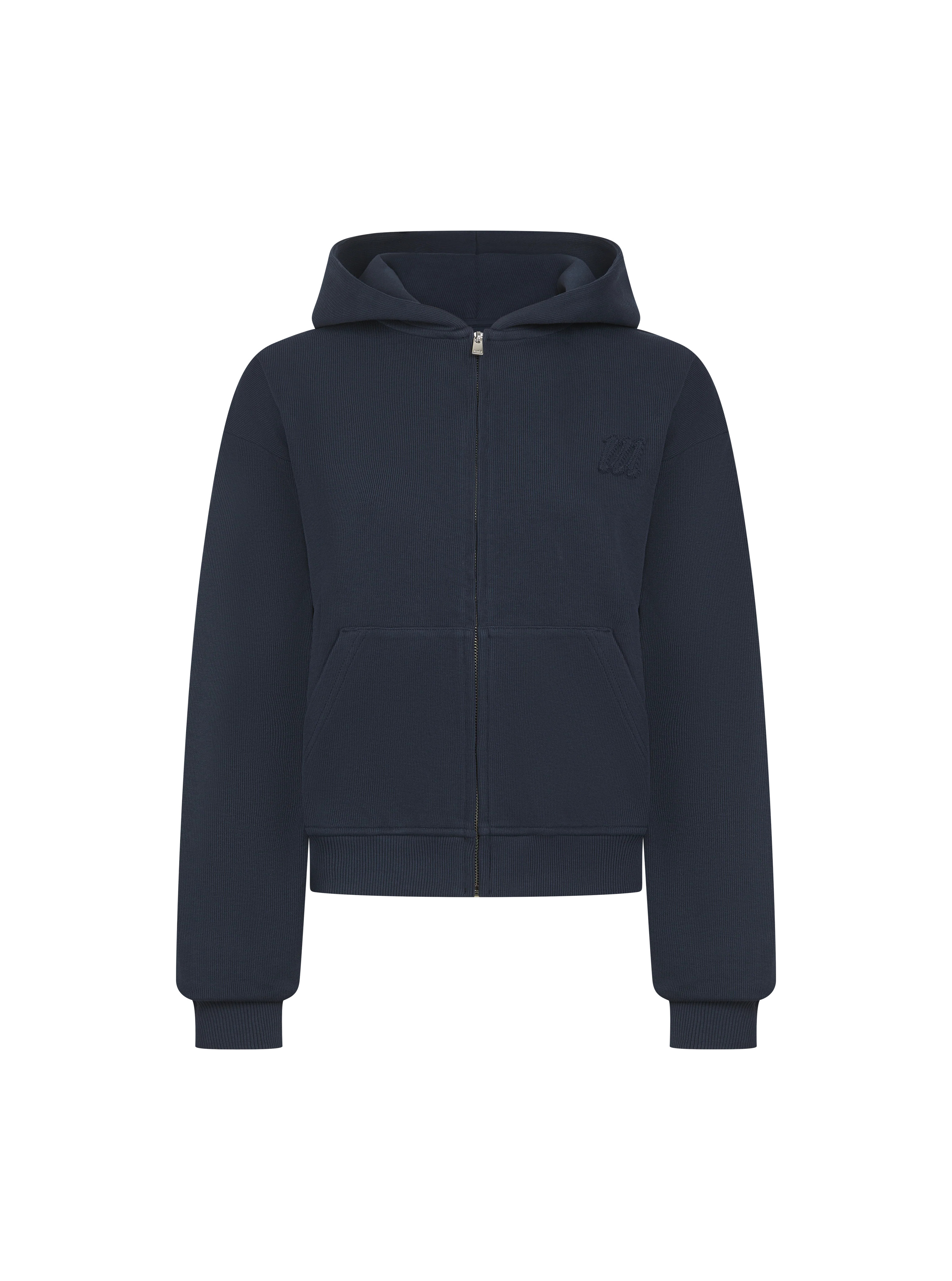 Daily Errands Mid Length Hoodie - Washed Navy | Maebe