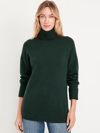 SoSoft Turtleneck Tunic Sweater | Old Navy (US)