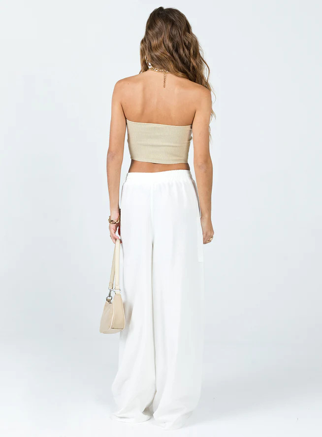 Brunie Pants White | Princess Polly US