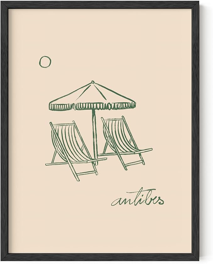 HAUS AND HUES Aesthetic Beach Prints - Modern Art Wall Decor Bohemian Coastal Art for Aesthetic R... | Amazon (US)
