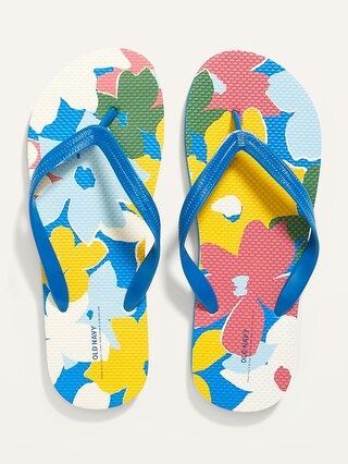 Printed Flip-Flop Sandals for Men (Partially Plant-Based) | Old Navy (US)