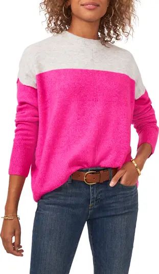Vince Camuto Extend Shoulder Colorblock Sweater | Nordstrom | Nordstrom