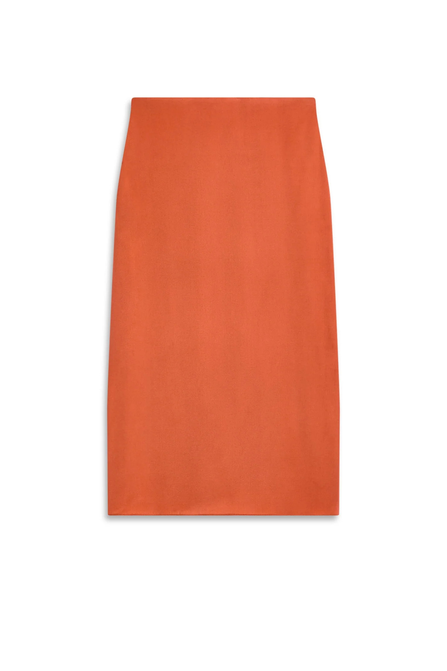 SILK PENCIL SKIRT - BURNT - Scanlan Theodore | Scanlan Theodore US