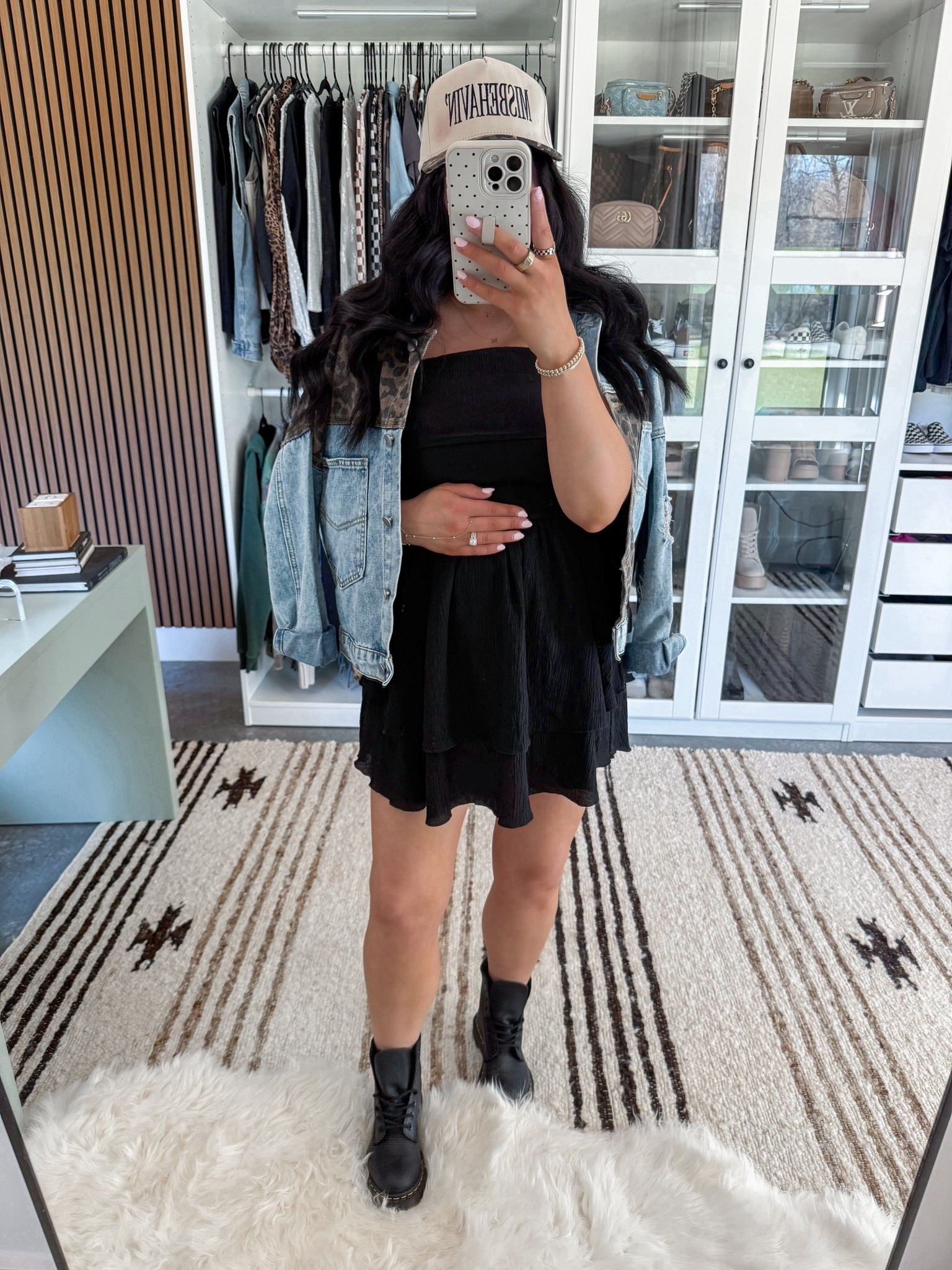 Dress - xs (very bump friendly!)
Denim Jacket - large (sized up for an oversized fit)



#LTKootd #LTKBump