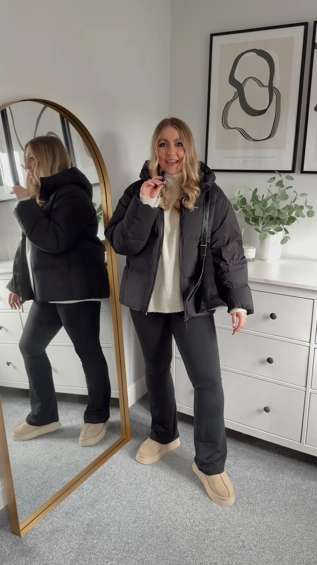 What I’m actually wearing 99.99% of the time: the comfiest, buttery leggings (I size down to a 12 as they are so stretchy), a super soft knit and a practical coat for the British weather that’s actually cute - wearing an L in the coat and an XL in the jumper 🌧️🫶🏻🧸

#LTKgrwm #LTKootd #LTKMidsize