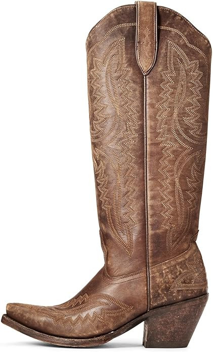 ARIAT Women's WMS Casanova Naturlly Distrsd BRN Western Boot | Amazon (US)