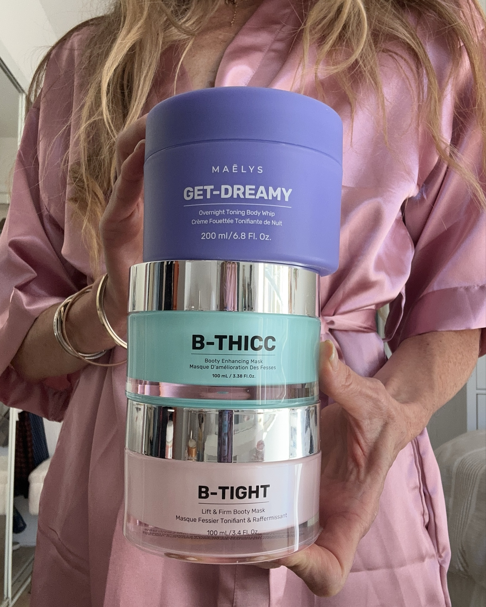 Firm, smooth, & a little extra ✨ These Maelys creams are part of my body-care lineup for keeping skin toned, hydrated, and glowing.
💜 Overnight whip
💚 B-Thicc body mask
💗 B-Tight lift & firm

#LTKFindsUnder100 #LTKBeauty #LTKOver40