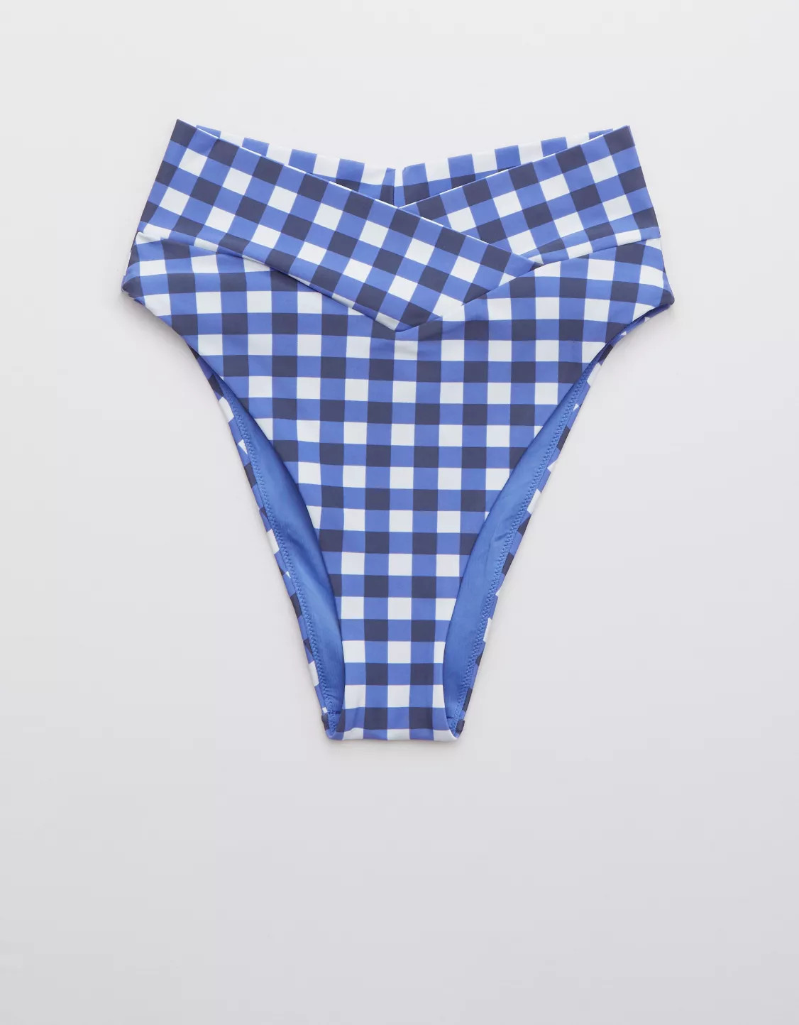 Aerie Crossover High Cut Cheeky Bikini Bottom | American Eagle Outfitters (US & CA)
