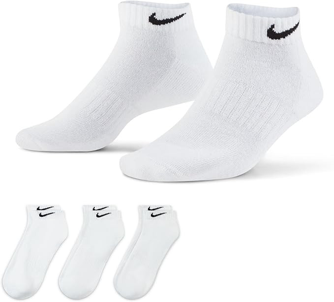 Nike Unisex Adult Everyday Cushioned Training Low Socks (3-Pack) | Mens and Womens | Amazon (US)