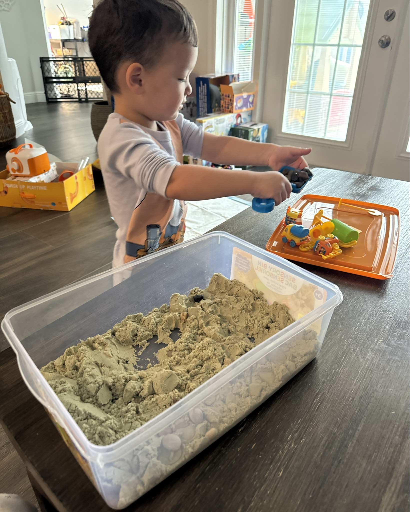 I was always so skeptical about kinetic sand and other types of play sand. 

Maybe I was afraid of the mess but 🤷🏻‍♀️
I finally tried this awesome set from Michael’s Arts & Crafts and boy oh boy! Independent play for at least an hour!

Perfect rainy day toy! And Michael’s ALWAYS has sales!

#LTKKids #LTKSaleAlert #LTKFamily