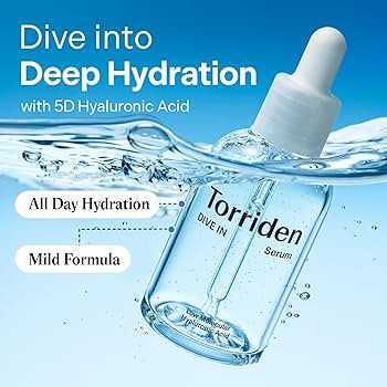Torriden DIVE IN Hyaluronic Acid Serum for Deep Hydration | Korean K-Beauty Glass Skin Plump Glow... | Amazon (US)