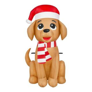 3.5 ft LED Golden Retriever | The Home Depot