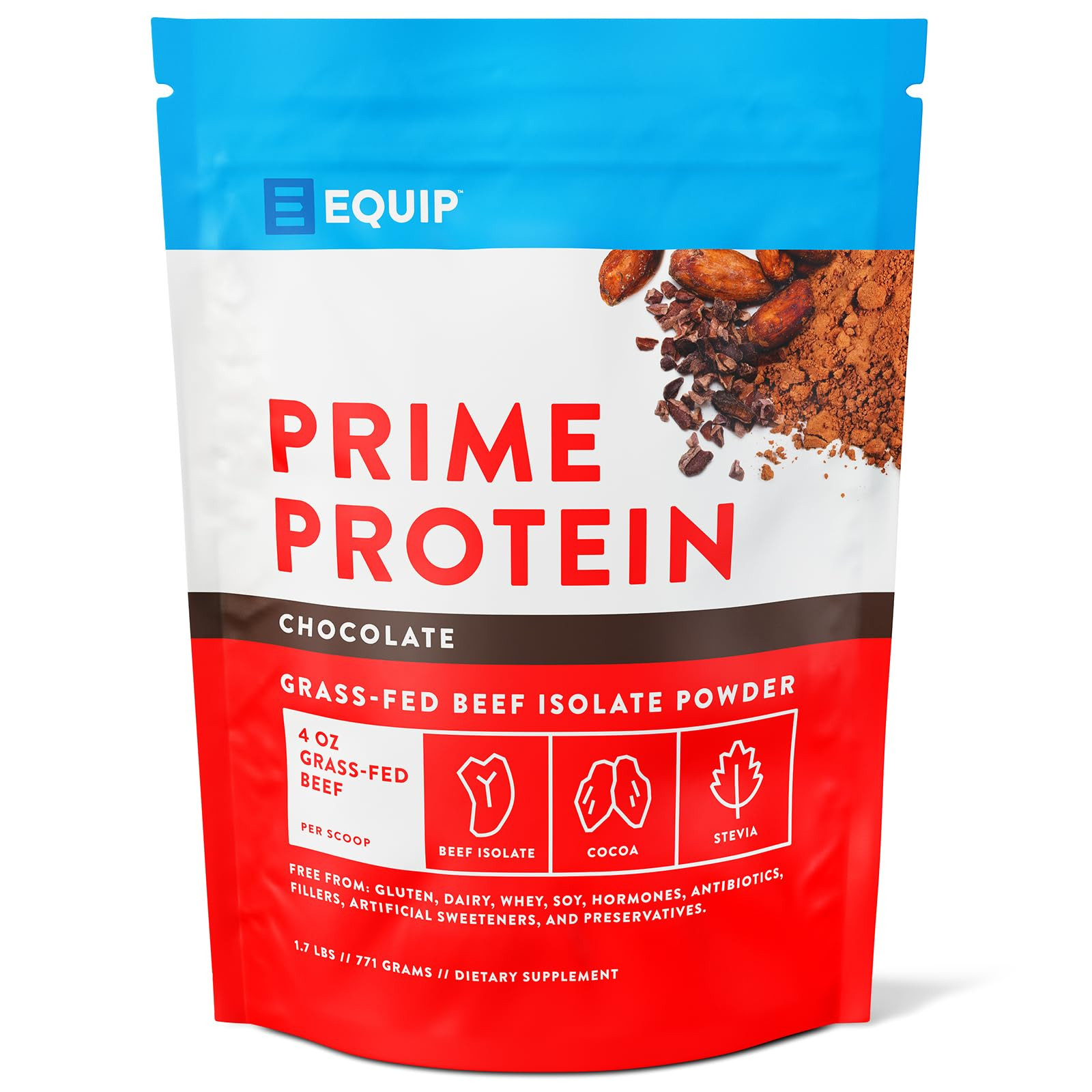Equip Foods Prime Protein Powder | Clean, Grass Fed Beef Protein Isolate | Carnivore Protein Powd... | Amazon (US)