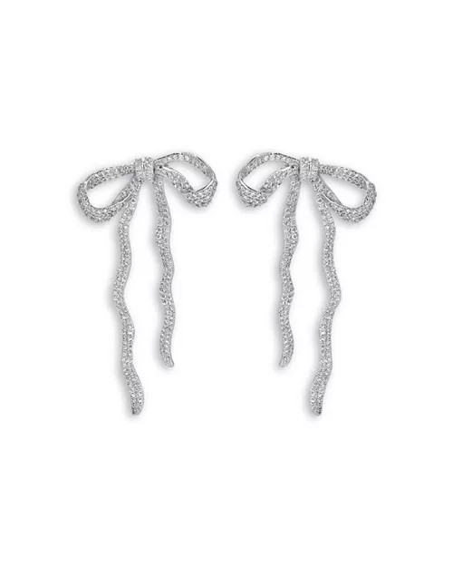 Pavé Bow Statement Earrings | Bloomingdale's (US)