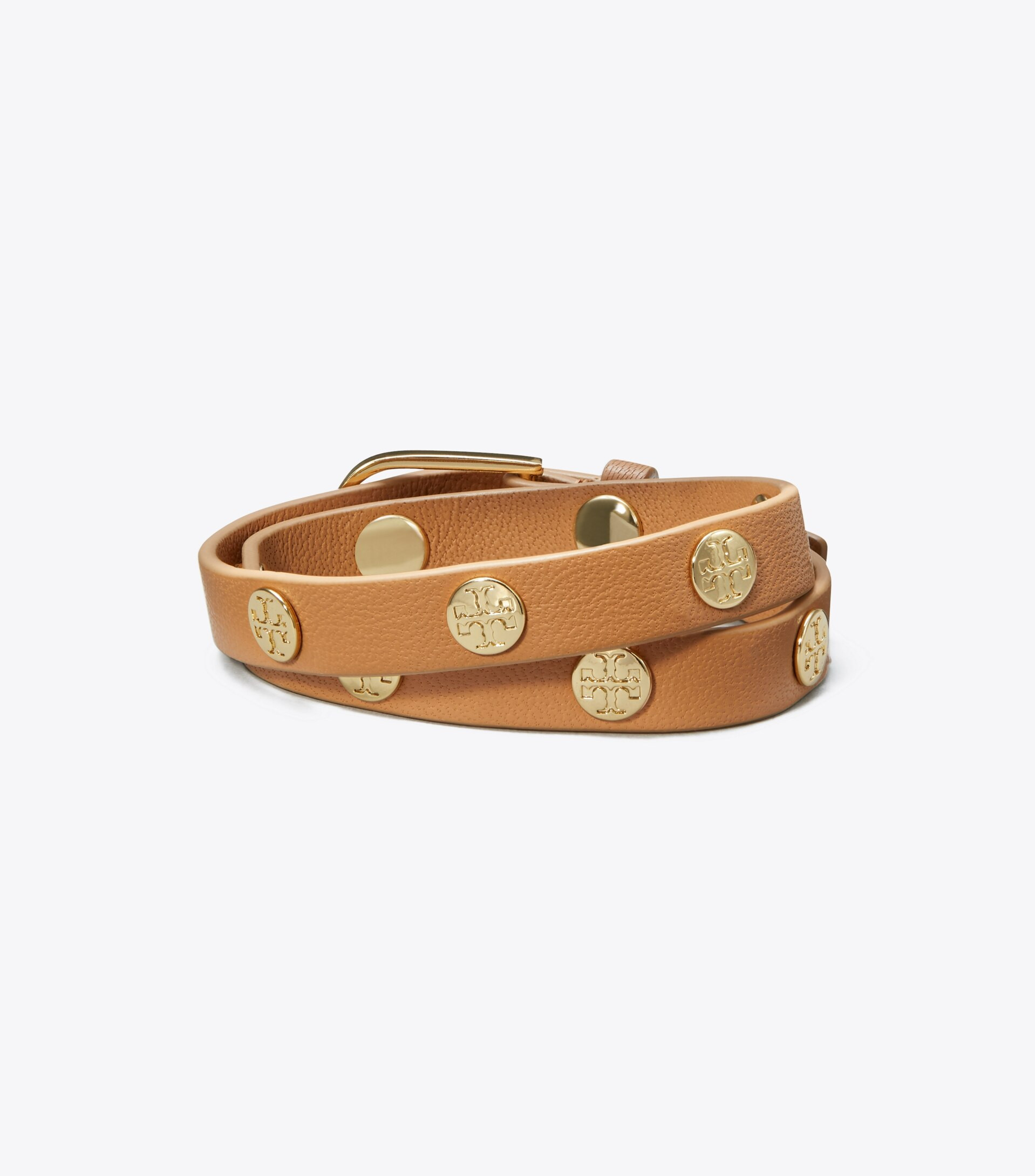 Double-Wrap Logo Stud Bracelet | Tory Burch (US)
