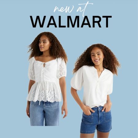 New spring white tops at Walmart 

#LTKfindsunder50 #LTKworkwear #LTKfindsunder100