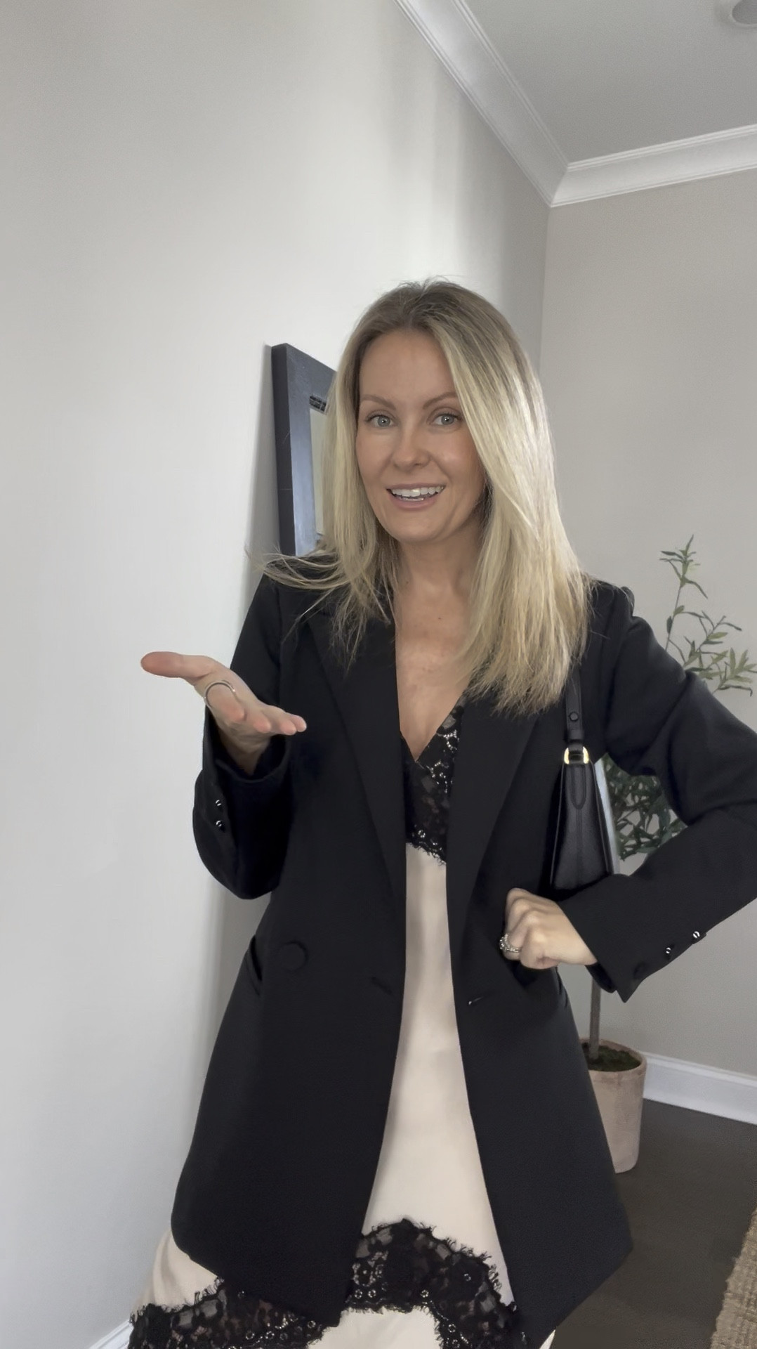neutral valentines day outfit 

dress + blazer: xsmall 

#LTKStyleTip