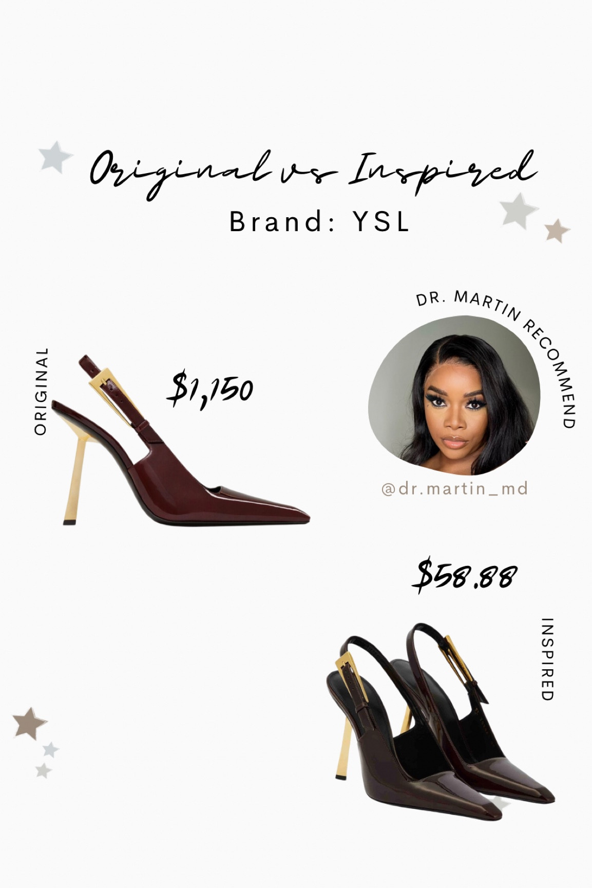 Y’all #Amazon  has blessed us with yet another alternative! 🥰😍 This time to the #YSL Lee patent leather sling backs!  #AmazonFinds  #affordablelifestyle  #AffordableFashion  #ThisOrThat  #styleinspo  #stylesetter

#LTKstyletip #LTKfindsunder100

#LTKStyleTip #LTKFindsUnder100 #LTKShoeCrush