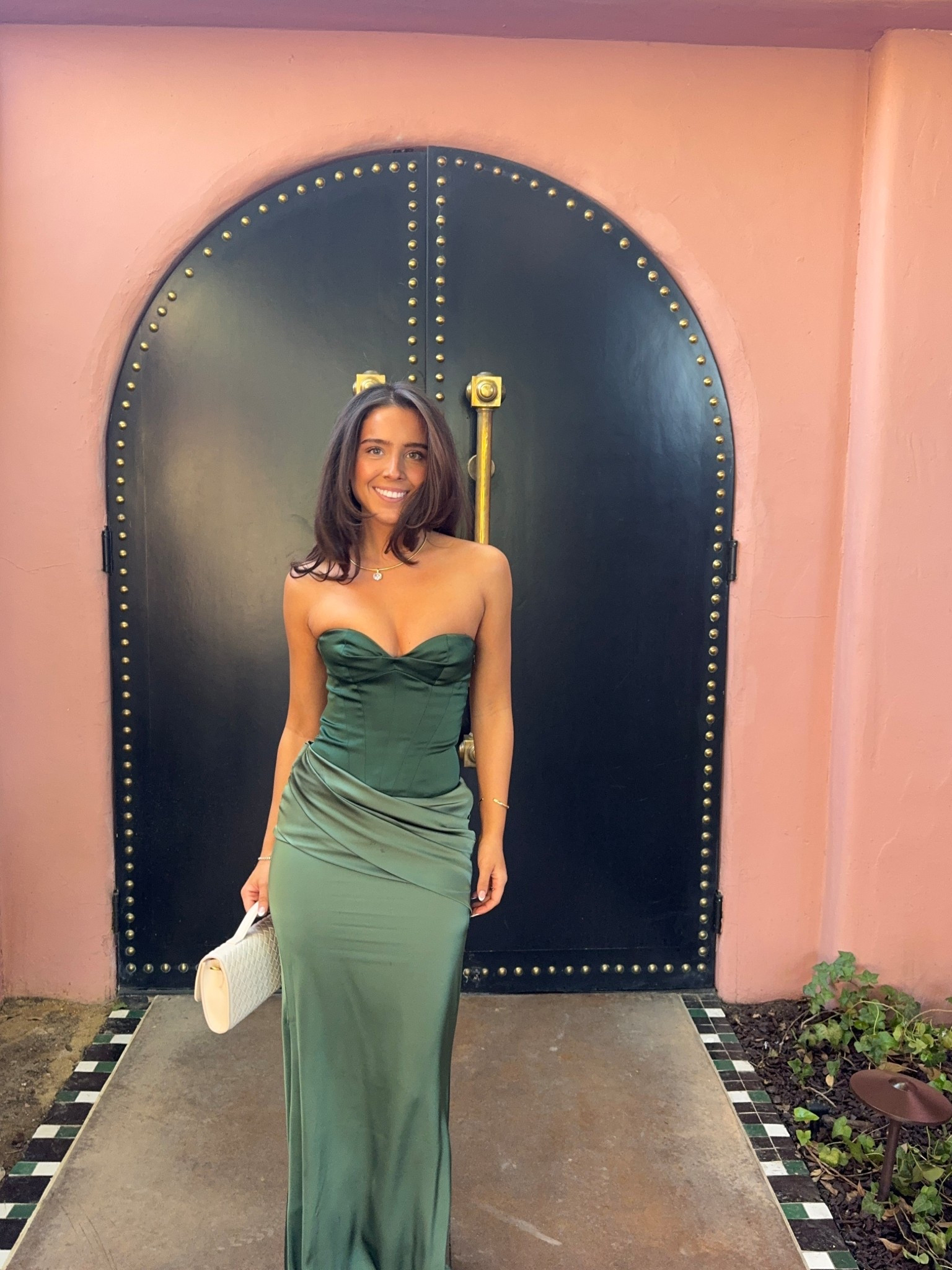 Chic wedding guest dress
