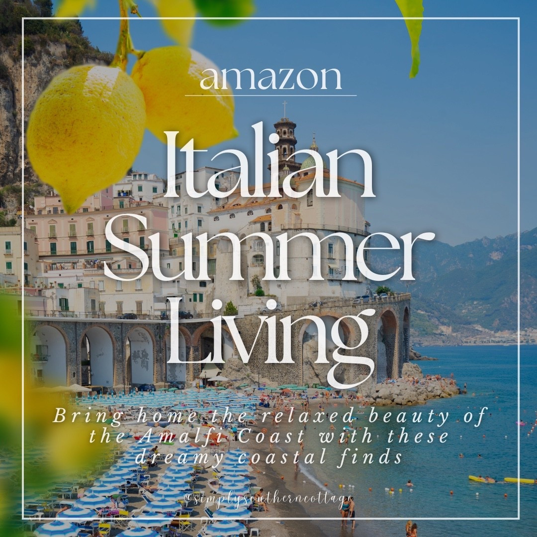 Amazon Italian summer living!

Bring home the relaxed beauty of the Amalfi Coast with these dreamy coastal finds. 

Amazon, Amazon finds, Amazon essentials, summer, summer decor, summer finds, European summer, Italian summer, European inspired decor, amalfi coast, amalfi coast decor

#LTKSeasonal #LTKOver40 #LTKHome