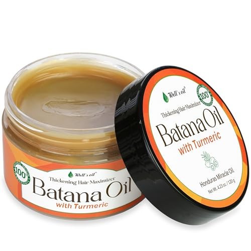 Well's Oil Batana Oil with Turmeric Extract | Made with Batana Oil | Plant-Derived Ingredients | Nourishes & Conditions Hair (4.23 oz / 119 g) | Amazon (US)