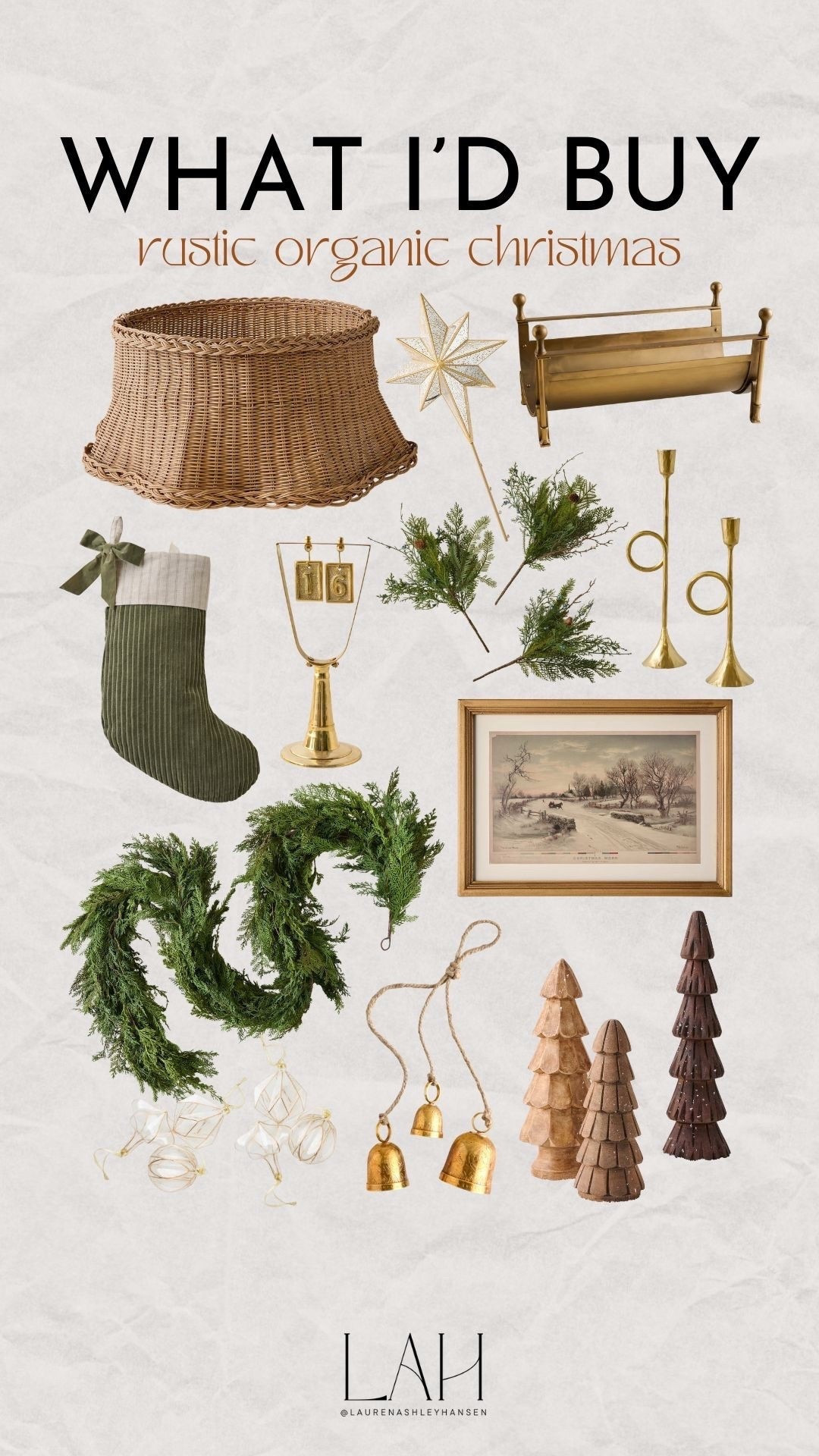 Rustic organic holiday finds and favorites for the ones who like to keep a neutral palette and add a lot of texture! A beautiful mix. The best part—save up to 50% off these finds right now!! 

#LTKHoliday #LTKHome #LTKSaleAlert