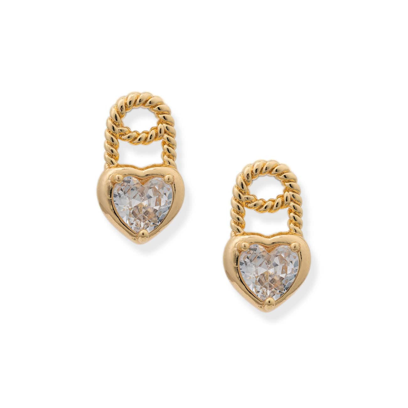 Padlock Heart Studs | BRACHA