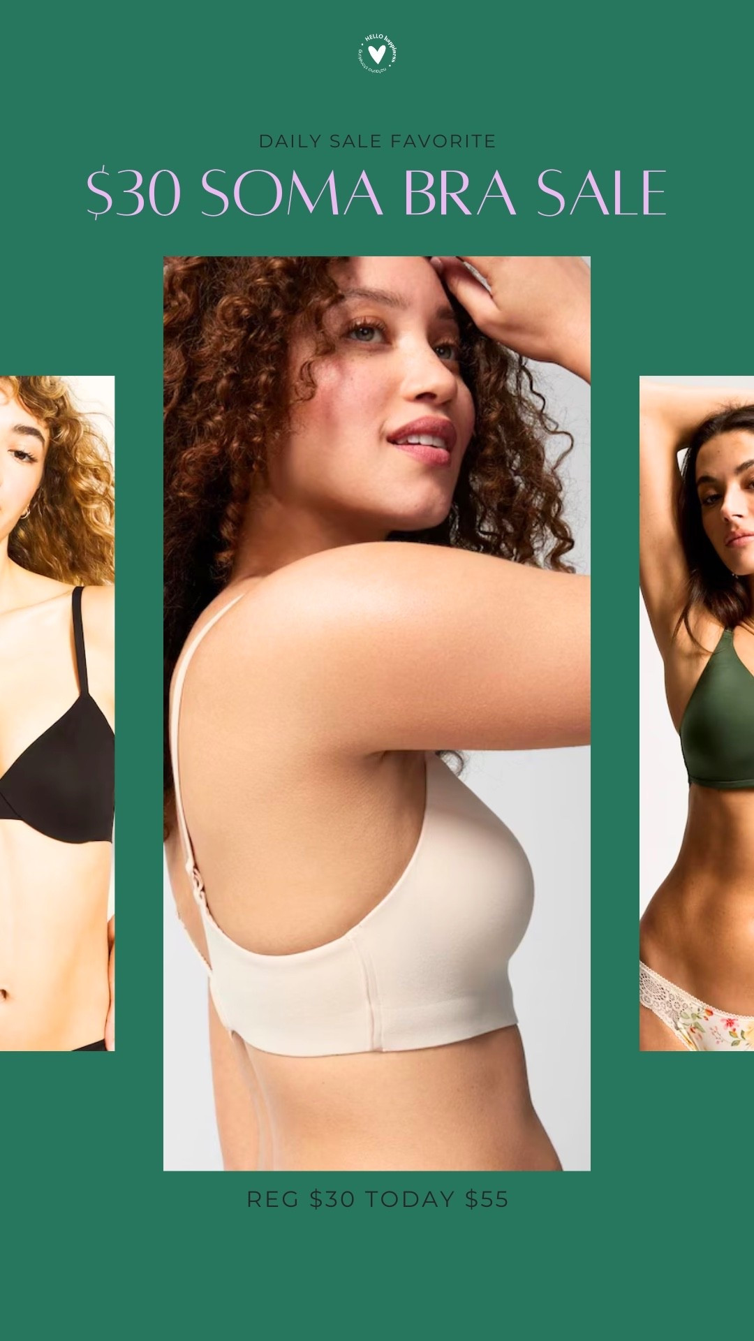 daily sale fav | $30 Soma bra sale 

#LTKSaleAlert #LTKOver40