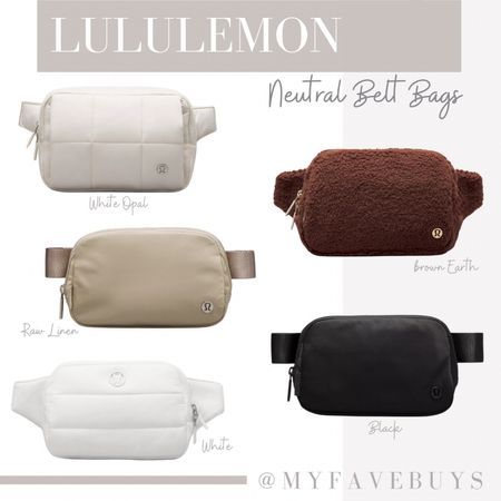 Lululemon Neutral Fave Belt Bags!

#LTKstyletip #LTKfindsunder50 #LTKsalealert