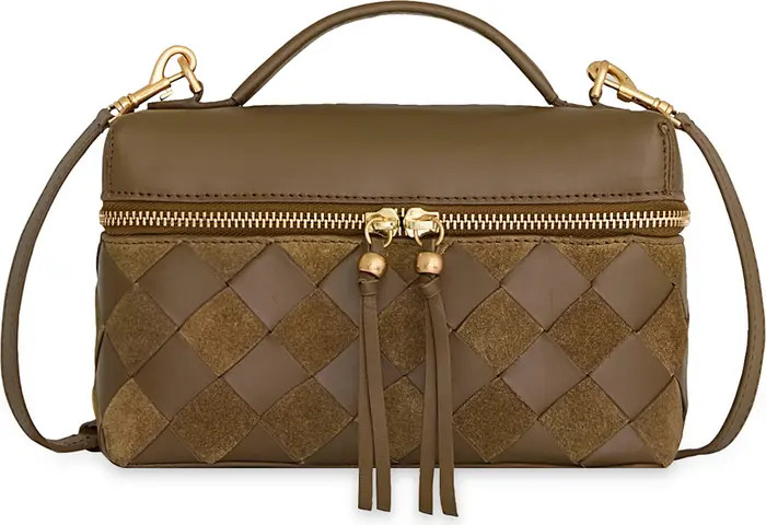 Frankie Leather Train Case | Nordstrom