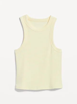 Rib-Knit Cropped Tank Top for Women | Old Navy (US)