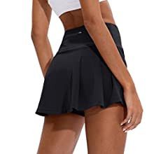 Soothfeel Pleated Tennis Skirt for Women with Pockets Women's High Waisted Athletic Golf Skorts S... | Amazon (US)