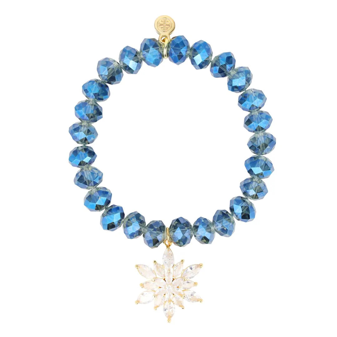 Snowflake Beaded Bracelet | BuDhaGirl