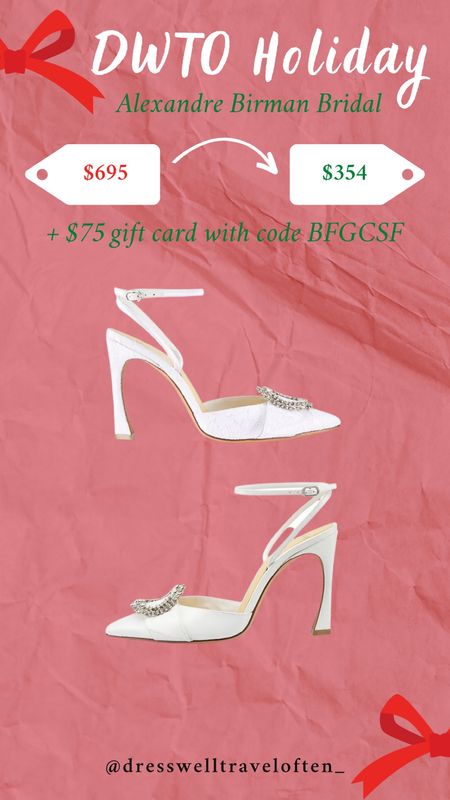 Alexandre Birman sale | saks fifth avenue sale | bridal shoes | luxury gifts | designer shoe sale 

#ltksalealert

#LTKCyberweek #LTKshoecrush #LTKwedding