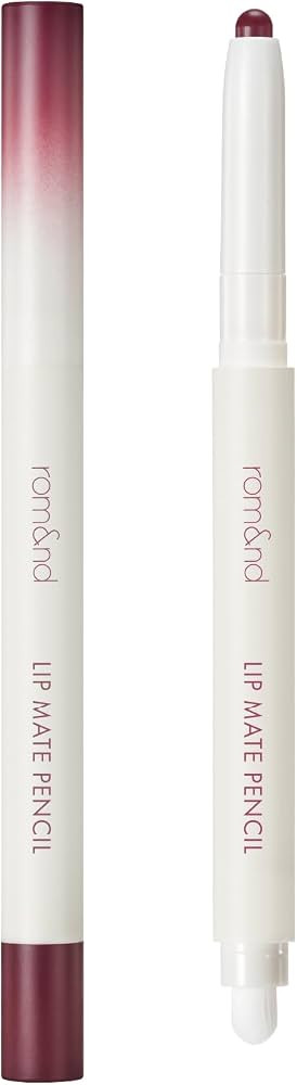 rom&nd Lip Mate Pencil 09 Plum Burgundy - Precision Lip Liner for Natural Overlining, Contouring ... | Amazon (US)