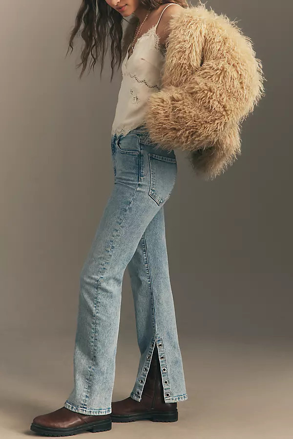 Diamond 90s High Rise Straight-Leg Jeans | Anthropologie (US)
