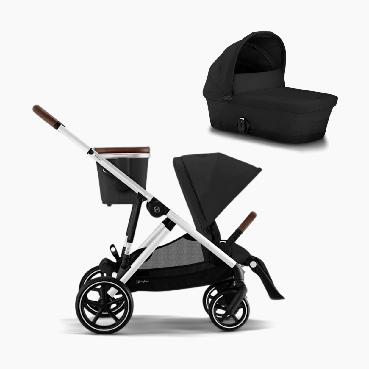 Gazelle S 2 Single to Double Stroller + Cot Bundle | Babylist