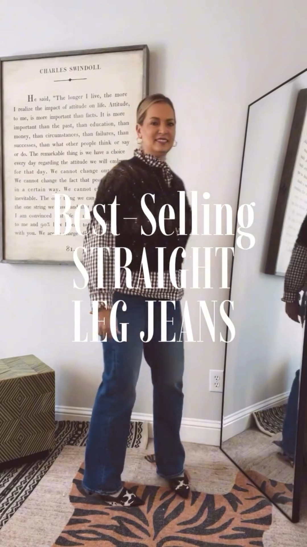 I cannot stop gushing about these best-selling straight leg jeans. I had been searching for a pair for a couple of years and my favorite premium denim designer came out with a style last year. Everyone loves them! So much so that they very quickly added multiple washes, petite versions and now even ankle length. I am not the only one who loves them, obviously. They struck gold with this design. 💛

👖Follow @shoppixieco then
👖 Comment PIXIE below to receive a DM with the link to this post on my LTK 
👖 Direct link: https://liketk.it/5SxGQ 

#denimisthefoundation #modernmidlifecool #showupinyour50s #over50denim #quietluxuryover50