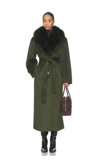 x REVOLVE Tillie L Coat in Olive | Revolve Clothing (Global)