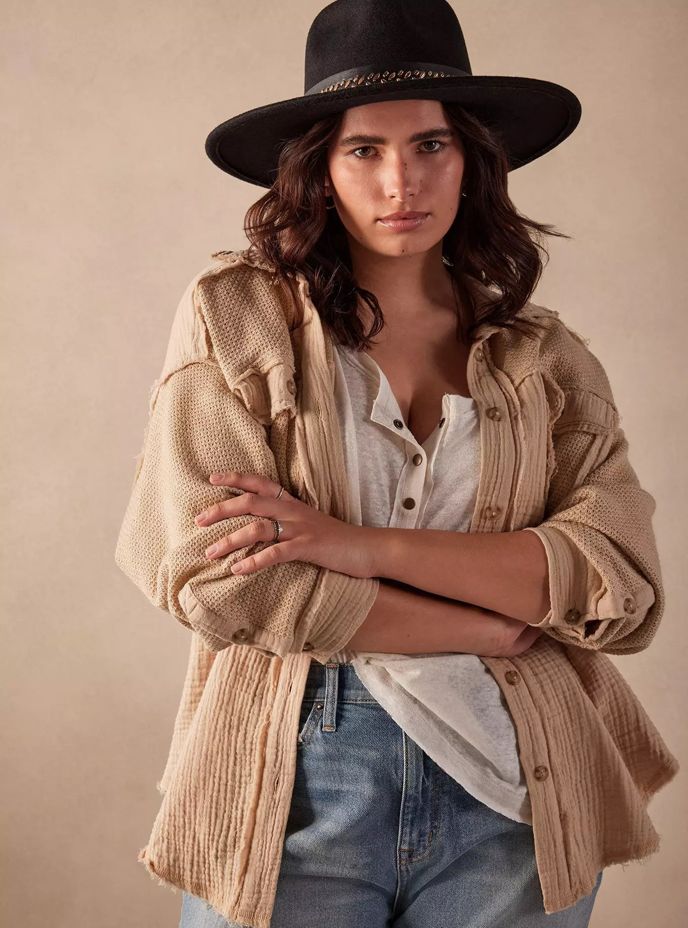 Festi Oversized Shacket | Torrid (US & Canada)