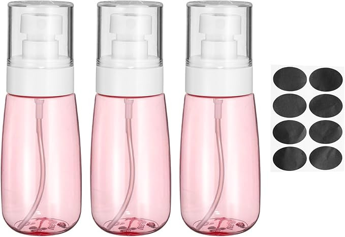 uxcell 3Pcs Small Spray Bottles, 80ml/2.7 oz Travel Size Spray Bottle Fine Mist Empty Refillable ... | Amazon (US)