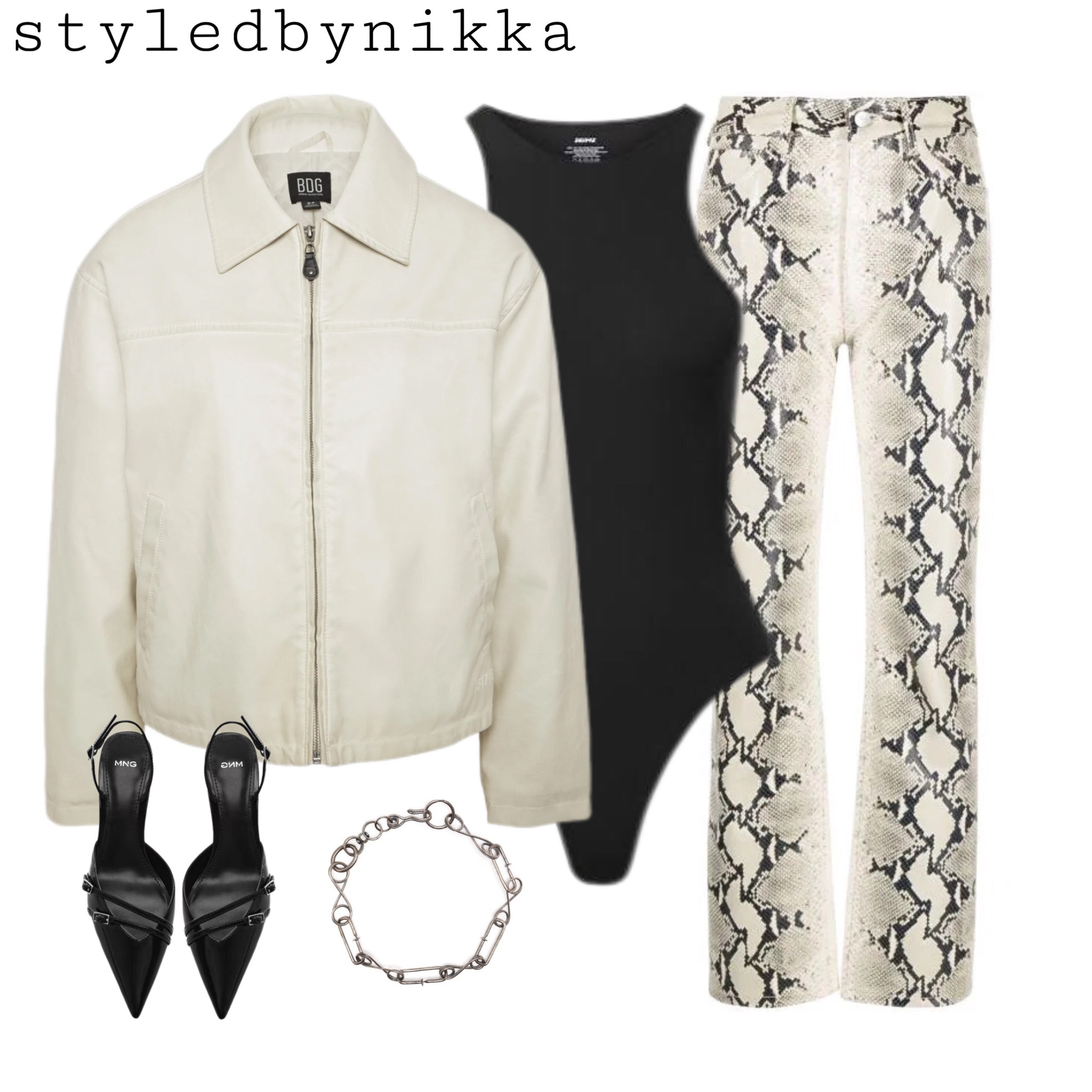 Leather and Snakeskin #newoutfit #virtualstylist 

#LTKeurope #LTKstyletip #LTKparties