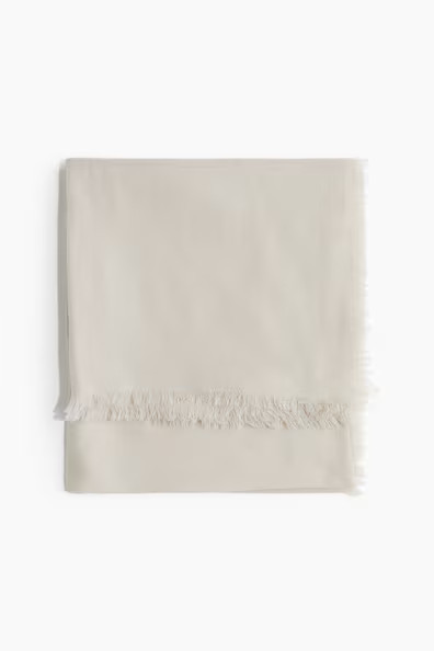 H & M - Wool scarf - Light Beige | H&M (UK, MY, IN, SG, PH, TW, HK)