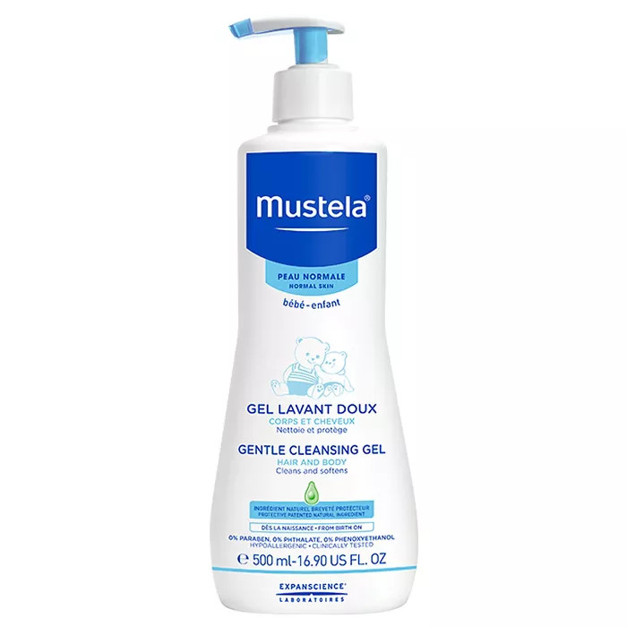 Mustela Gentle Cleansing Gel Baby Body Wash and Baby Shampoo - 16.9 fl oz | Target