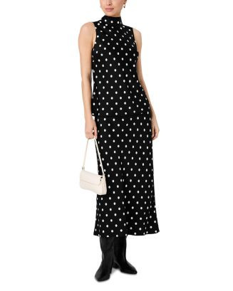 Ennis Satin Polka Dot Midi Skirt | Bloomingdale's (US)