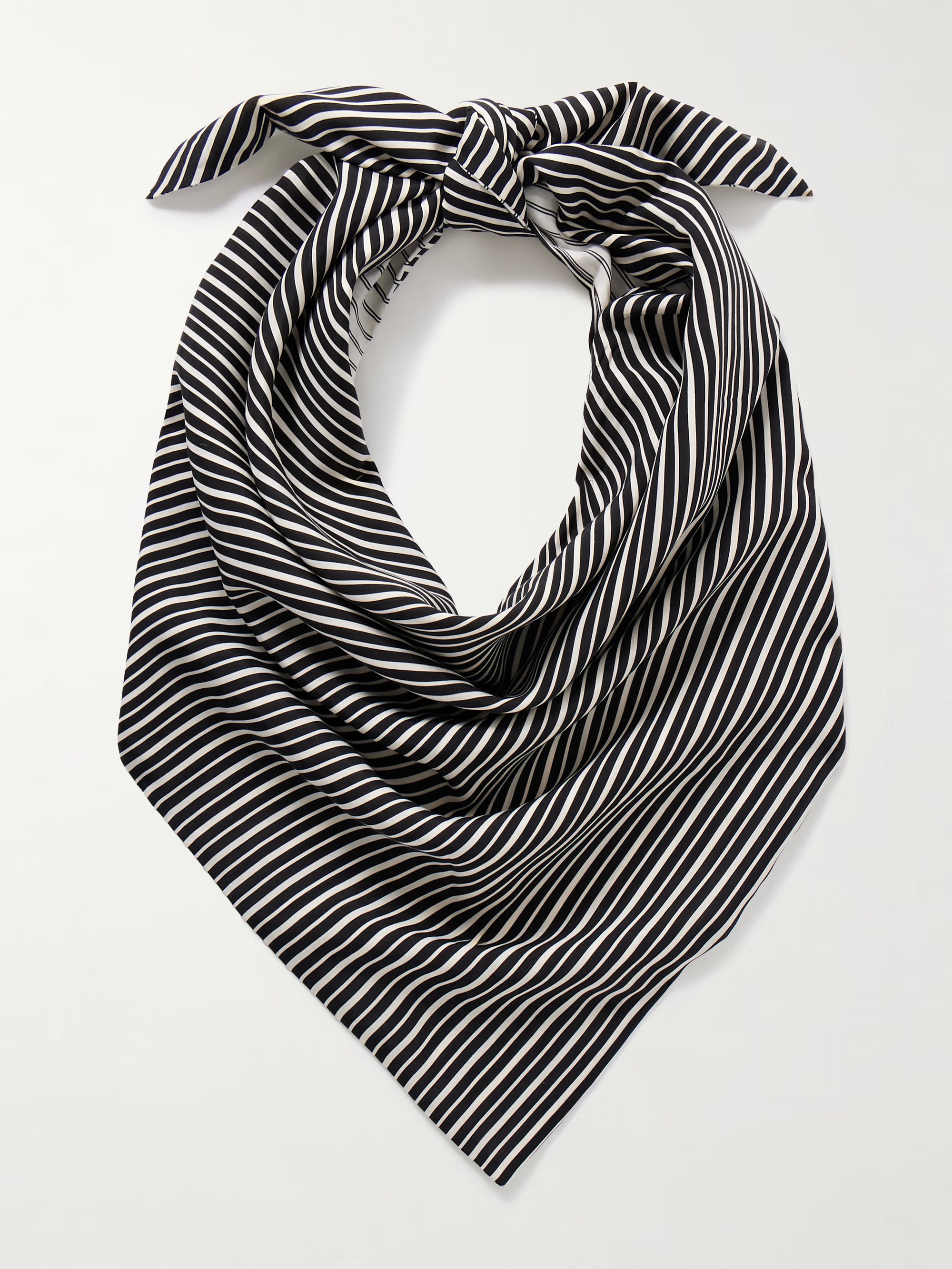 Striped recycled-woven scarf | NET-A-PORTER APAC