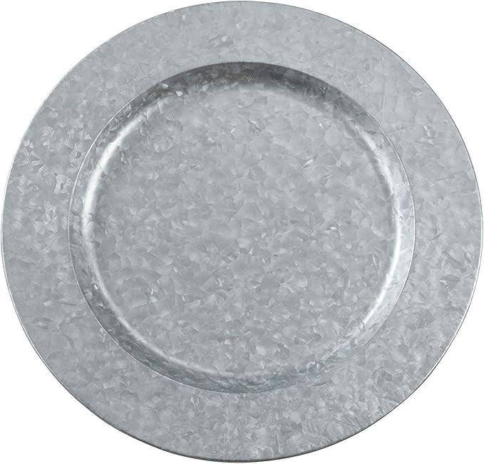 Gathery Galvanized Charger Plate 13.2'' (Original) | Amazon (US)